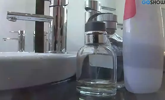 Double Fingering Drives Her Climax with Blonde, Lingerie, and Facial